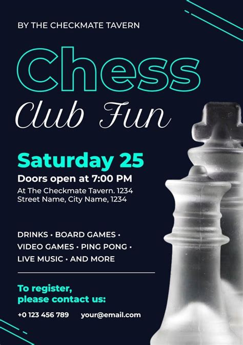 chess club poster
